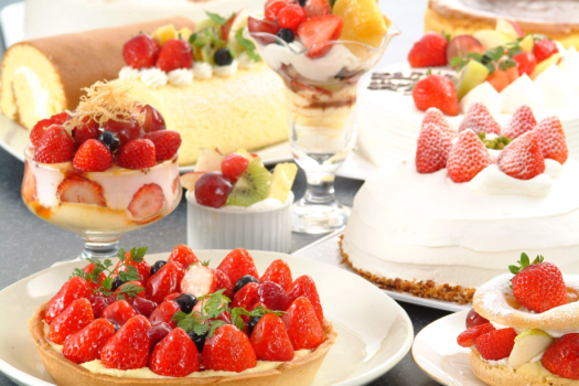 パティシエのケーキは1個づつ丁寧に製造しております