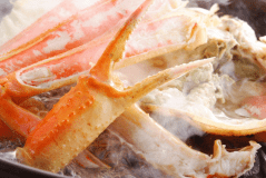 ホックホクの味わいで焼きガニを堪能