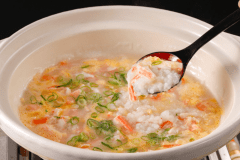 カニスキの最後の〆はやっぱり雑炊ですよね