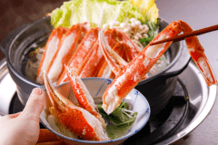 蟹の本場でカニスキ鍋