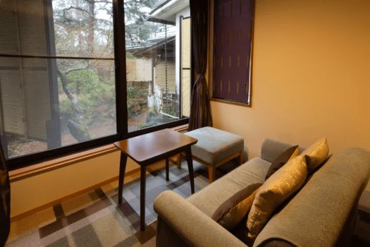 [Momoyama-an] Japanese-Western style room with hot spring bath/Wabisuke-no-ma (room)