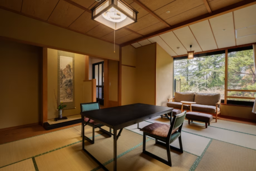 【瑞雲棟】温泉風呂付き和洋室（お部屋）