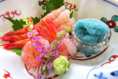 地物のぷりぷりの甘海老を5尾