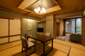 【桃山庵】温泉風呂付き和洋室／侘助の間（お部屋）