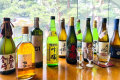 夕食時、地元の日本酒・焼酎を含む指定銘柄ドリンク飲み放題