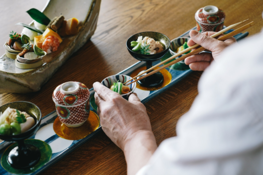 季節のお料理と合わせたアルコールペアリングを堪能！【アルコールペアリング】