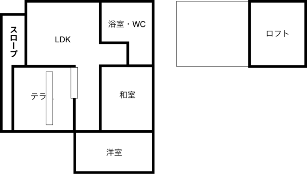 コテージUB-間取り-