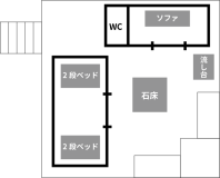 キャビングサイト-癒-間取り