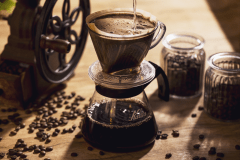 【こだわりコーヒー】豆から淹れる本格コーヒー。淹れ方にもこだわったコーヒーを楽しめるのは当館だけ♪