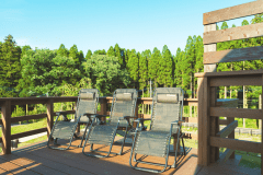 【／Sauna】ととのいスペースもご用意しております。