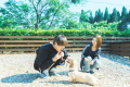 【／With Dogs・1号室（53㎡）】部屋毎に柵があるので安心して遊ばせることができます。