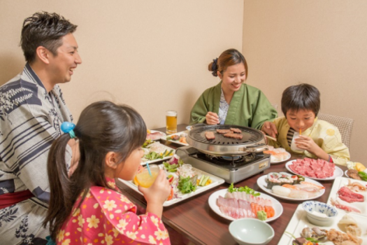 【食べて・飲んで・遊んで・湯ったり!!】国産霜降り牛食べ放題＆飲み放題付豪華バイキングプラン