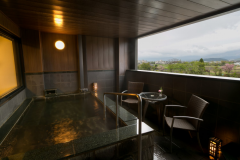展望露天風呂付客室D棟　温泉
