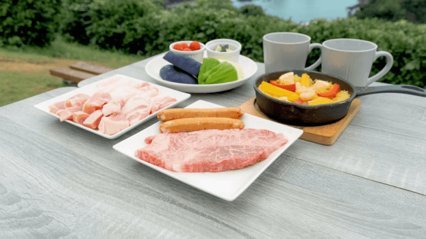 ボリューム満点！地元の精肉店から直接仕入れた良質なお肉が食べられるBBQメニューです！