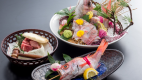 追加・選択料理【但馬牛香草塩釜焼・地魚姿造り・高級魚ノドグロの塩焼】