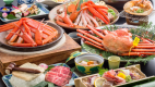 北但馬三大食材★タグ付香住蟹をメインに、但馬牛・旬魚介も【くれない会席コース】