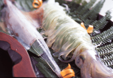 活イカのお造り