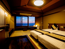 【5階絶景◆藍の詩スタンダードフロア】オーシャンフロント和洋室