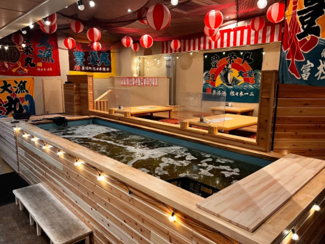いちゑ1Fに釣り堀居酒屋が新登場! いちゑ1Fに釣り堀居酒屋が新登場!