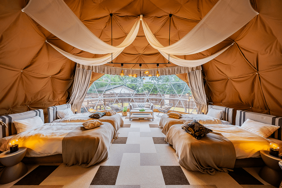 【1棟料金】3月平日限定！5名以上で10,000円OFFのお得なプラン♪自由に素泊まり・持ち込みプラン～Forest Side 山中湖＜素泊まりプラン＞テント持ち込みで最大20名様まで宿泊可能！