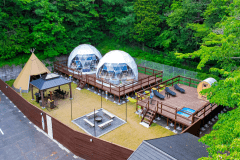 【5名以上でお得♪1棟料金】自由に素泊まり・持ち込みプラン～Forest Side 山中湖＜素泊まりプラン＞テント持ち込みで最大20名様まで宿泊可能！