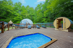 ドームテント(定員5名×2棟)