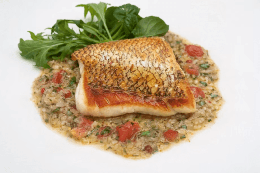 和洋折衷ハーフコース　～夏～
本日の白身魚のロースト