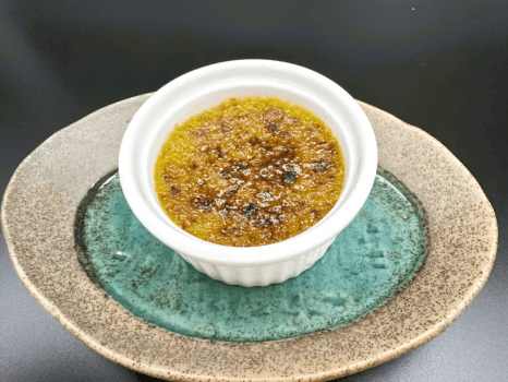 抹茶のクレームブリュレ