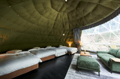 ドームtypeA／セミダブルベッド×４台