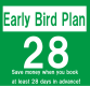 [Early Bird Plan] Save money when you book at least 28 days in advance!