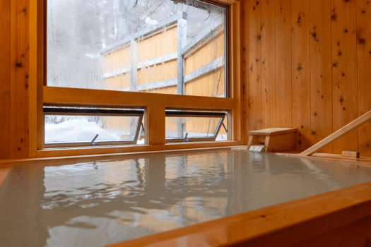 【貸切内湯】「このか」木の香りが心地よい、貸切専用の内湯