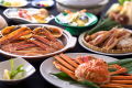 【冬・お料理】活カニ刺し＆茹でガニは地蟹使用◆カニ天ぷら＋カニ味噌豆腐付きズワイガニフルコース