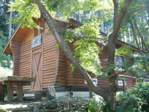 ログキャビン外観①