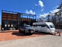 サニタリー棟横サイト ①（全長7m×3.5m）（焚火禁止）