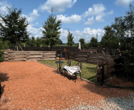 🐶段々サイト⑤（全長8m×8m）天然芝ドッグフリーサイト・ワンちゃんいない方でもご利用可