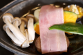 椎茸とベーコンのバター焼き