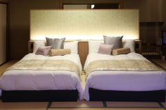 Japanese-Style Superior Room with Private Semi Open-Air Bath　with Twin bed