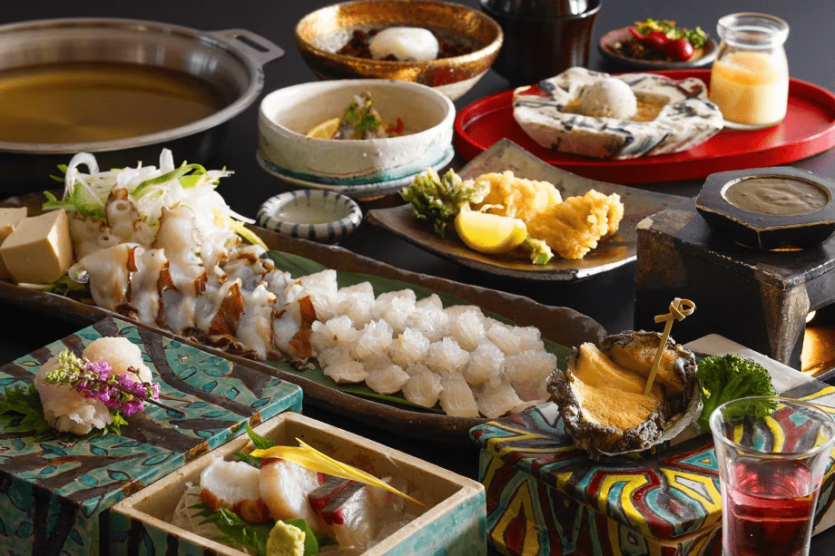 2026年夏会席（鱧と鮑）イメージ