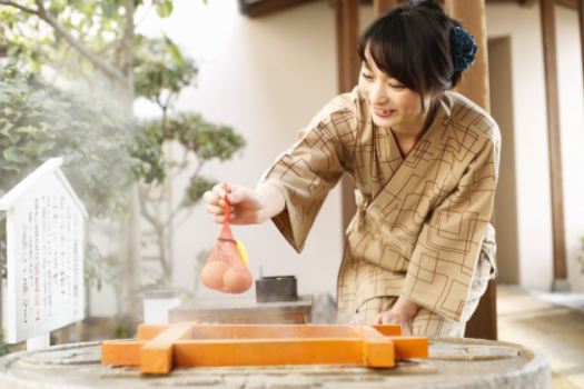 湯上りに楽しい温泉卵はいかがですか？