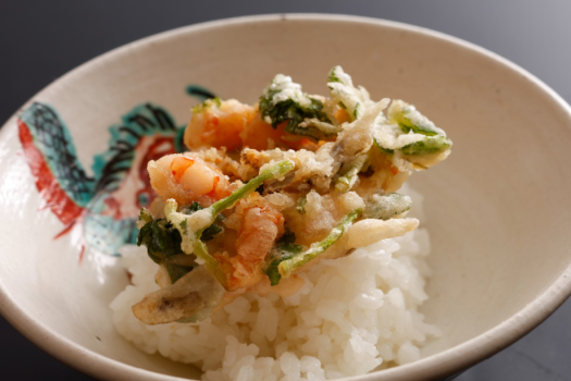 天婦羅会席（かき揚げ丼　イメージ）