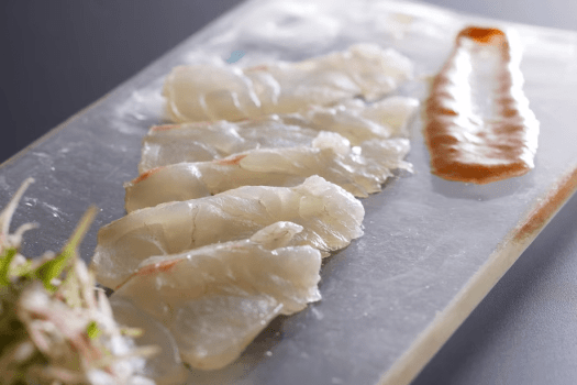 【春の味覚】赤穂の鯛会席2026_お造り昆布〆