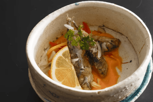 2026年夏会席（鱧と鮑）前菜イメージ