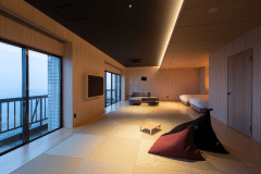 【2023年リニューアル！夕日の見える広々和洋室】眼前に広がる雄大な絶景...九州一の大河「筑後川」を眺め開放感あるお部屋でおくつろぎください。