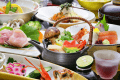 秋の選べる料理プラン●【A】松茸の土瓶蒸しの場合の会席料理一例です。