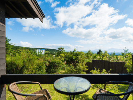 ■杏【モダンツイン＋小上がり+半露天風呂】阿蘇五岳を一望WIFI