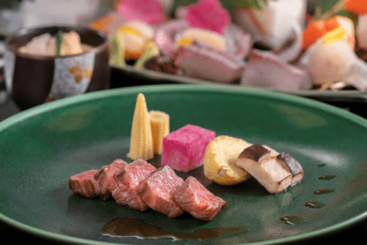 特選会席（松阪牛ステーキ）贅を尽くした美食の宝石箱！《松阪牛》《伊勢海老》《あわび》の極上の三重奏♪