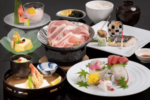 【2026夏】お手軽会席　新鮮な魚介類やパールポーク、旬の野菜を使用した彩り豊かな品々をご用意