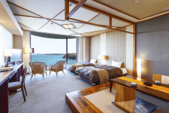 【最上階和洋室】壮大なオーシャンビューと共に、格別なひとときを。