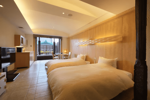 【ご夕食はお部屋食の特選料理】露天風呂客室で過ごす！仙台牛＆活き鮑酒蒸しがメインの緑水御膳プラン