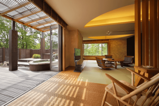 【ご夕食はお部屋食の特選料理】露天風呂客室で過ごす！仙台牛＆活き鮑酒蒸しがメインの緑水御膳プラン